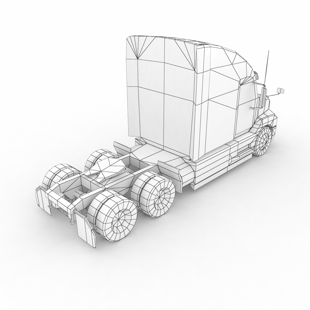 3D 2018 mack anthem model TurboSquid 1643394