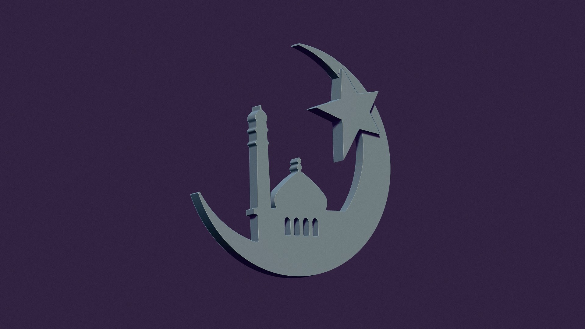 3D Model Mosque Moon And Star Master Model For Casting - TurboSquid 2173754