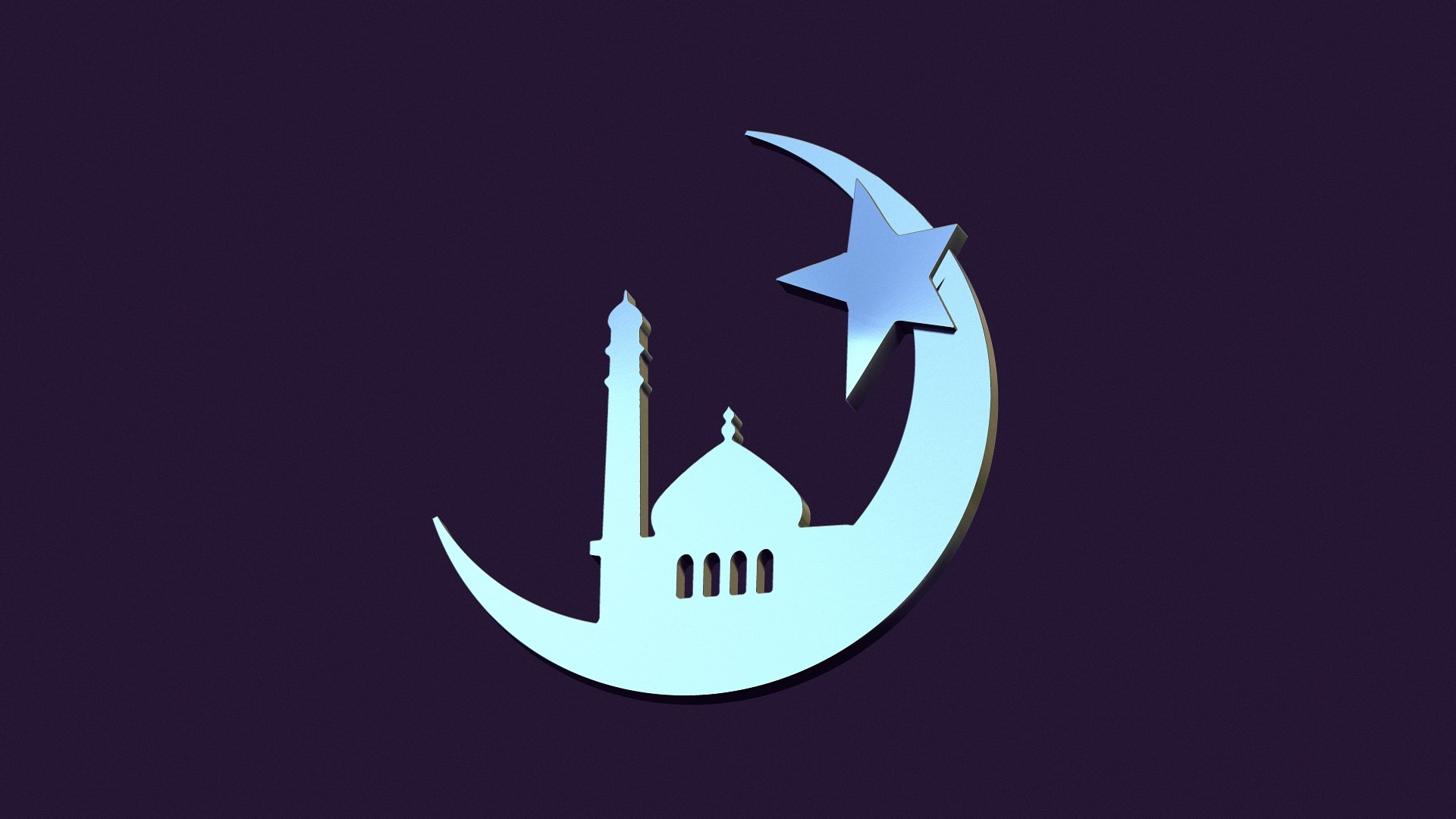 3D Model Mosque Moon And Star Master Model For Casting - TurboSquid 2173754