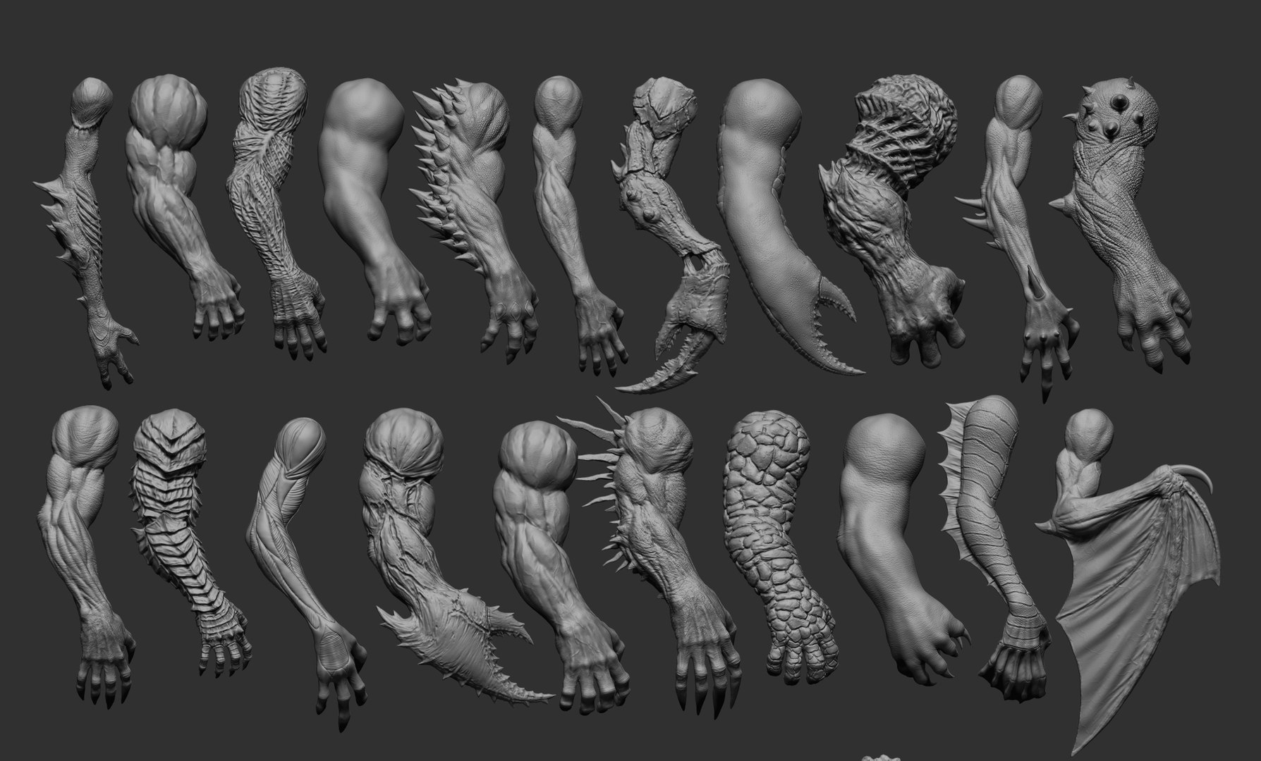 3D 25 Creature arms model https://p.turbosquid.com/ts-thumb/He/bVl7u5/i7/55/jpg/1663160982/1920x1080/fit_q87/acaa5427ca2104d634689e1f9f74b5f9493747d0/55.jpg
