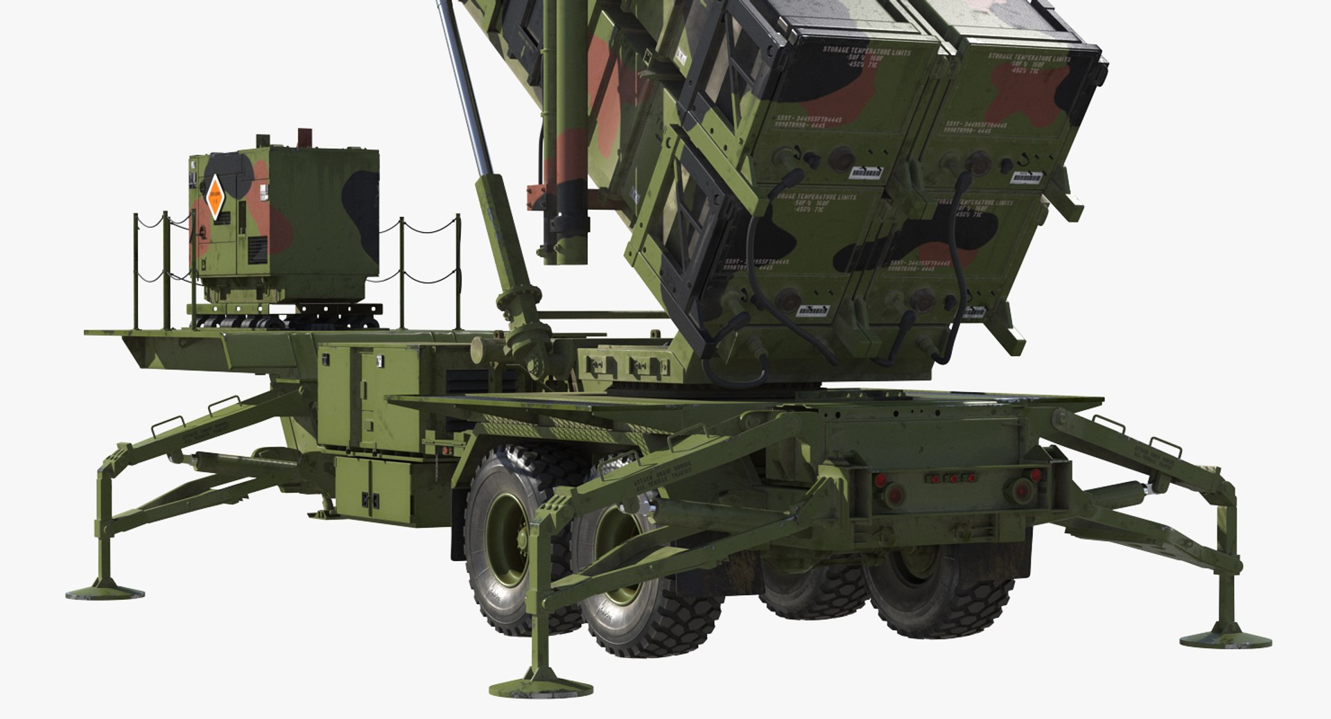 3D mim-104 patriot surface air missile model - TurboSquid 1259861