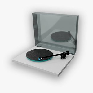 3D Vinyl Player model