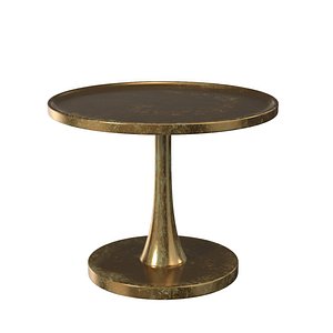 Bernhardt Benson Round Chairside Table PBR 3D