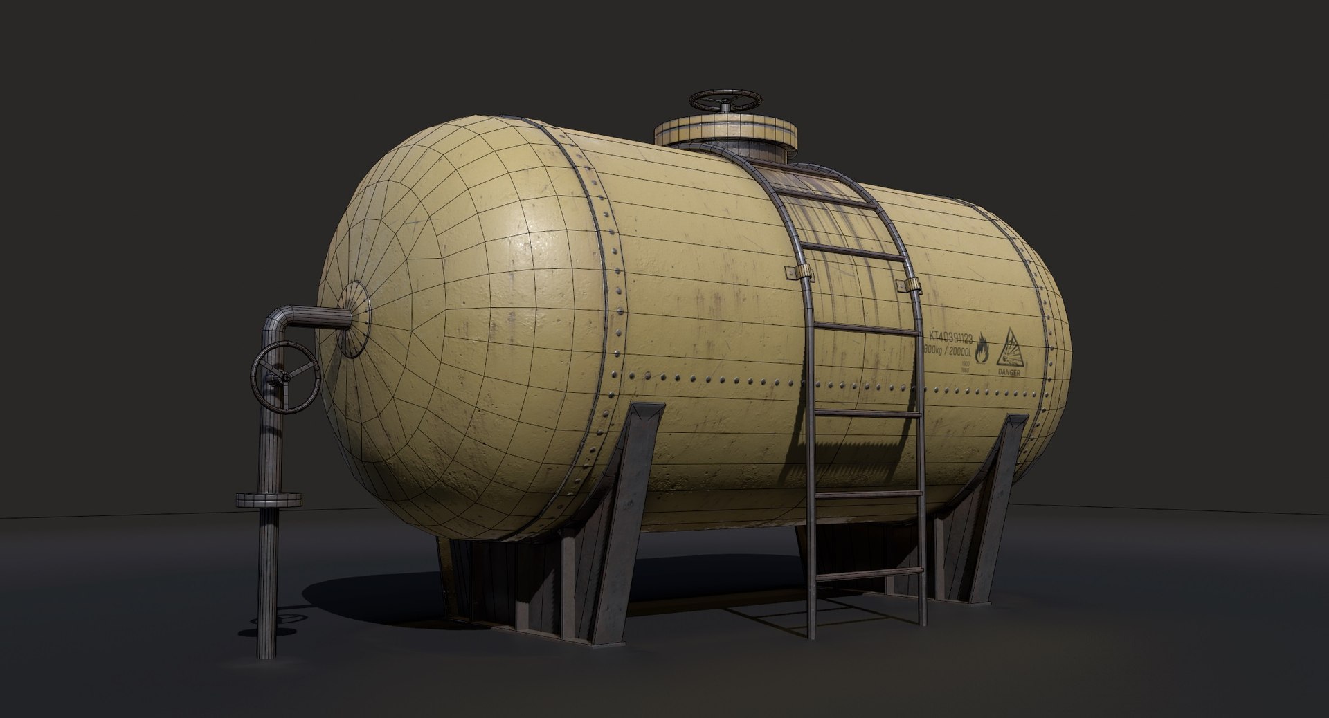 Oil Tank Containers 3D Model - TurboSquid 1377112