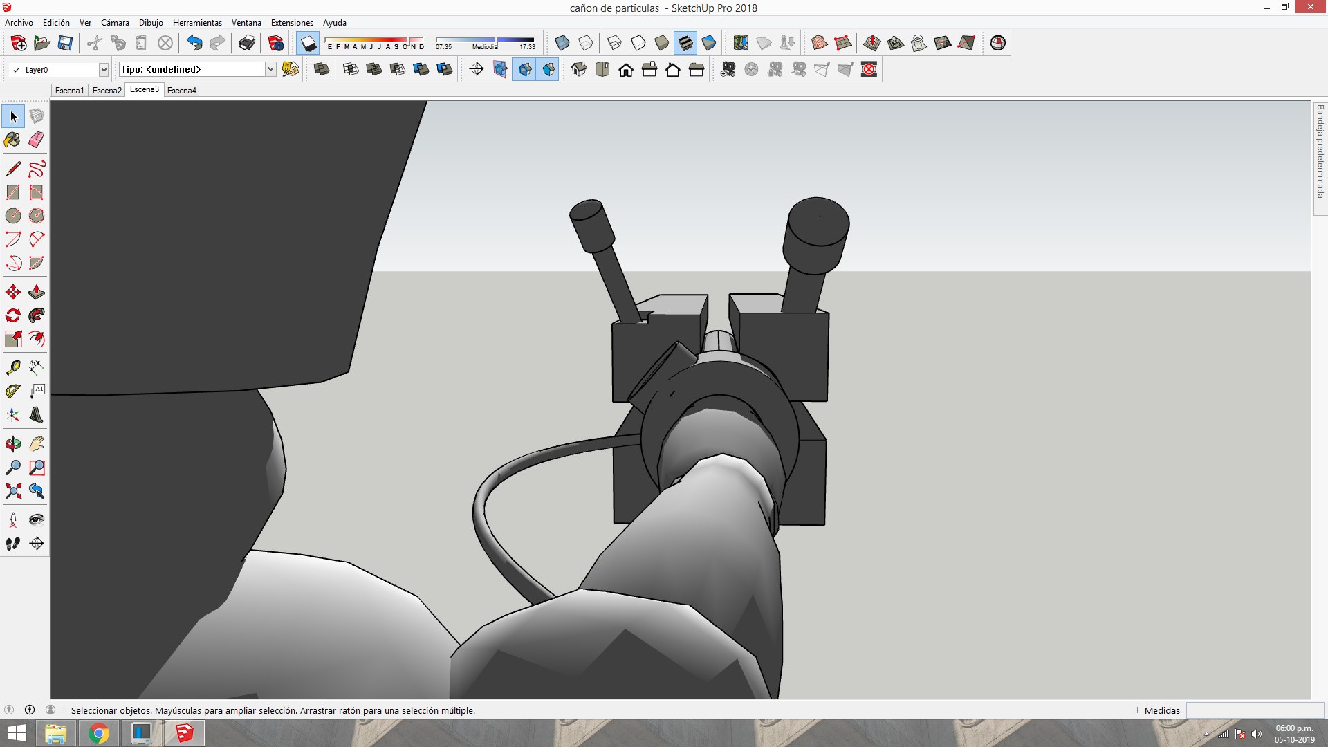 Lanzador Blame Gravity Particle 3D Model - TurboSquid 1561563