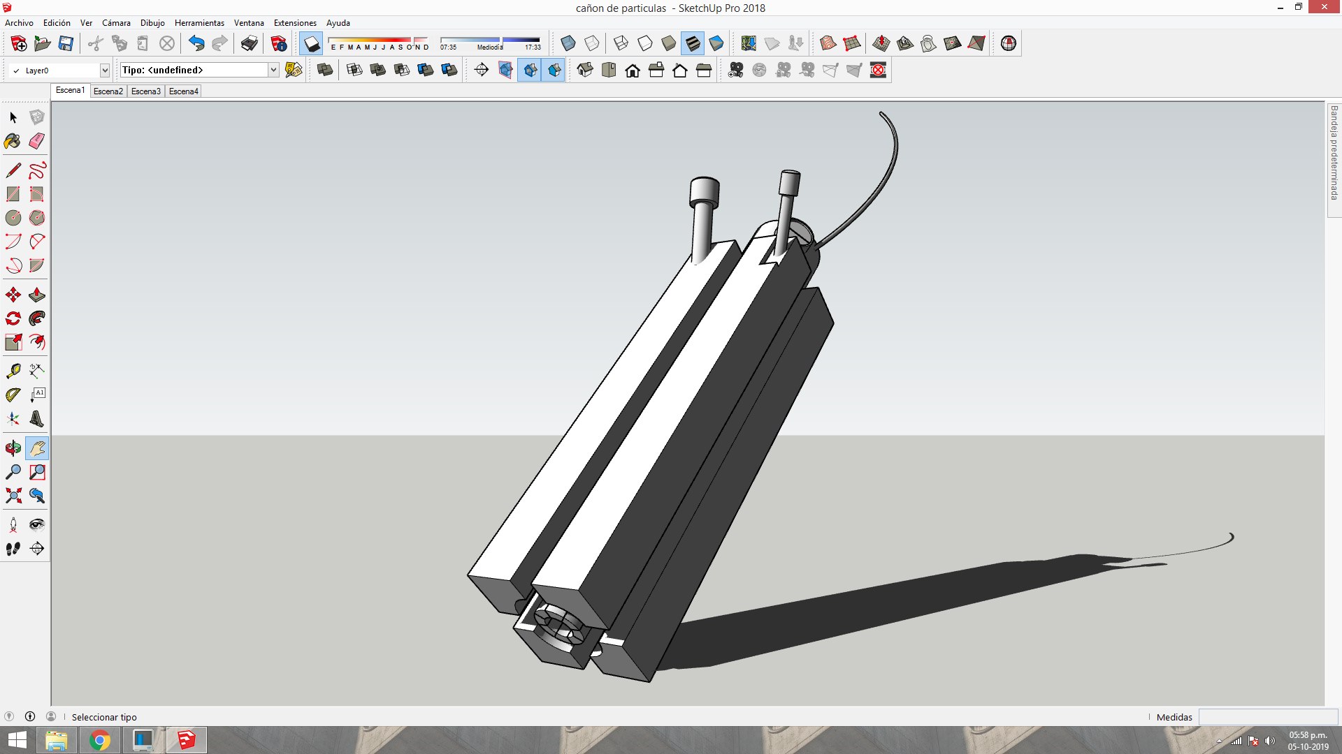 Lanzador Blame Gravity Particle 3D Model - TurboSquid 1561563