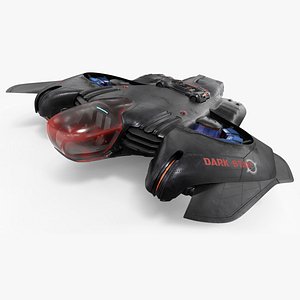 3D Heavy Military Dropship VTOL Simplified