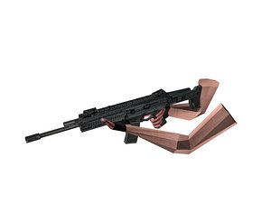 Low-poly hands with ACR