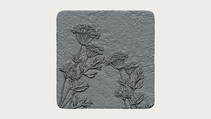 3D Another yarrow relief