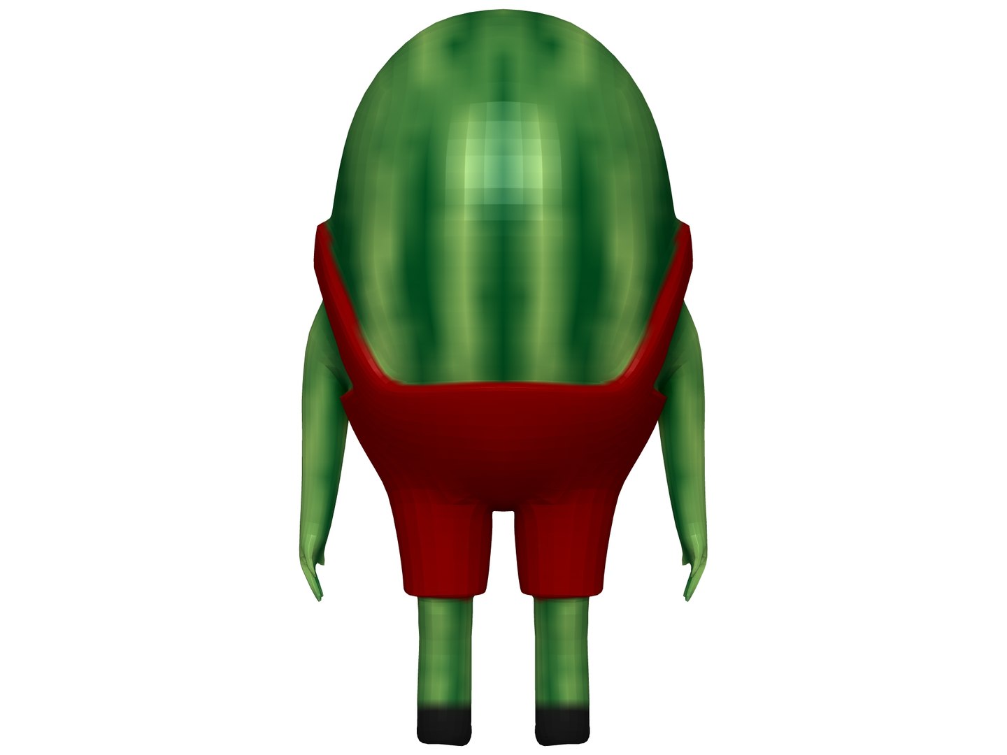 Cartoon Watermelon Model - TurboSquid 1875015