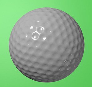 golf ball 3d model
