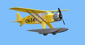 seaplane tintin c4d