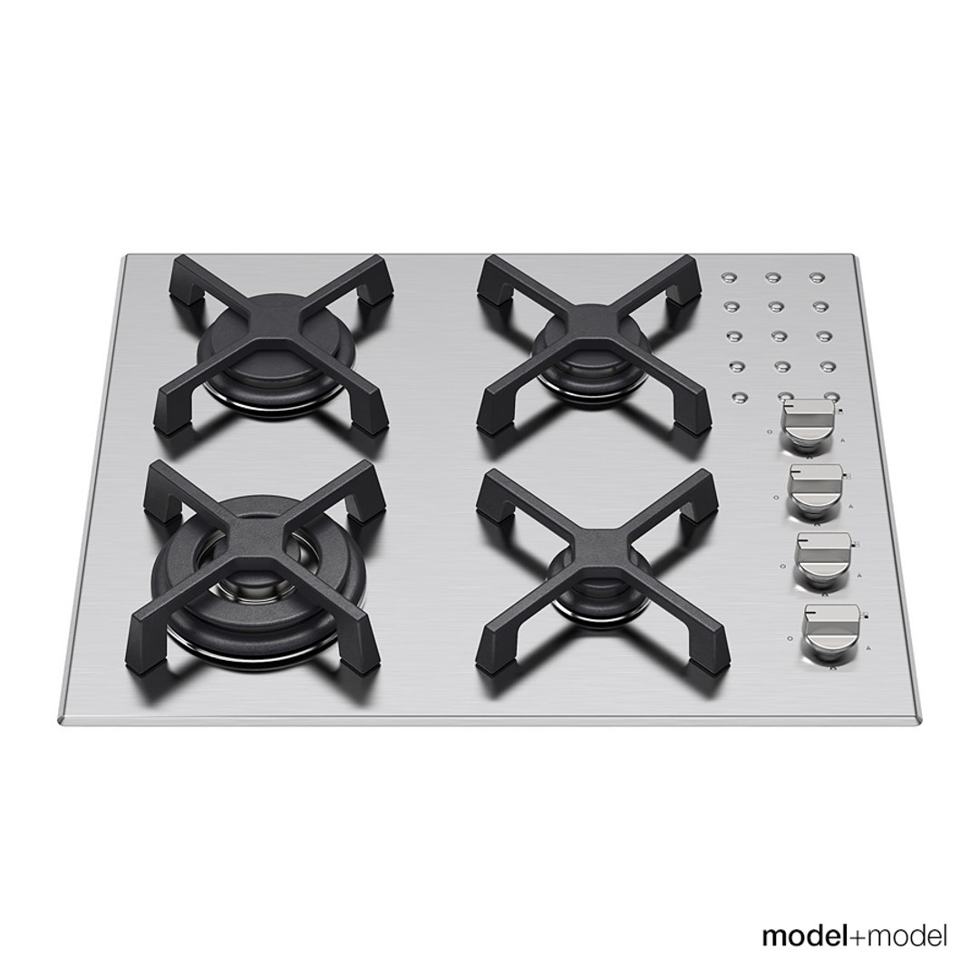 3d Model Barazza Gas Cooktops