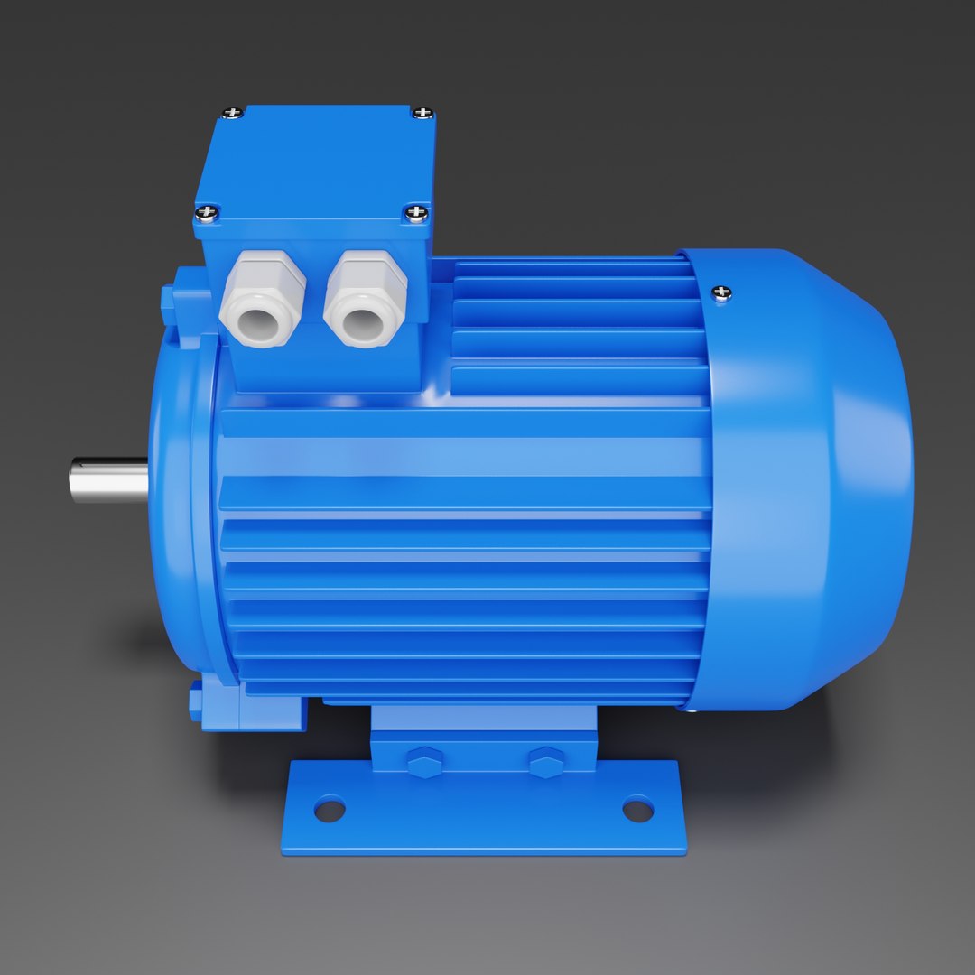 Electric Motor Model TurboSquid 2054525