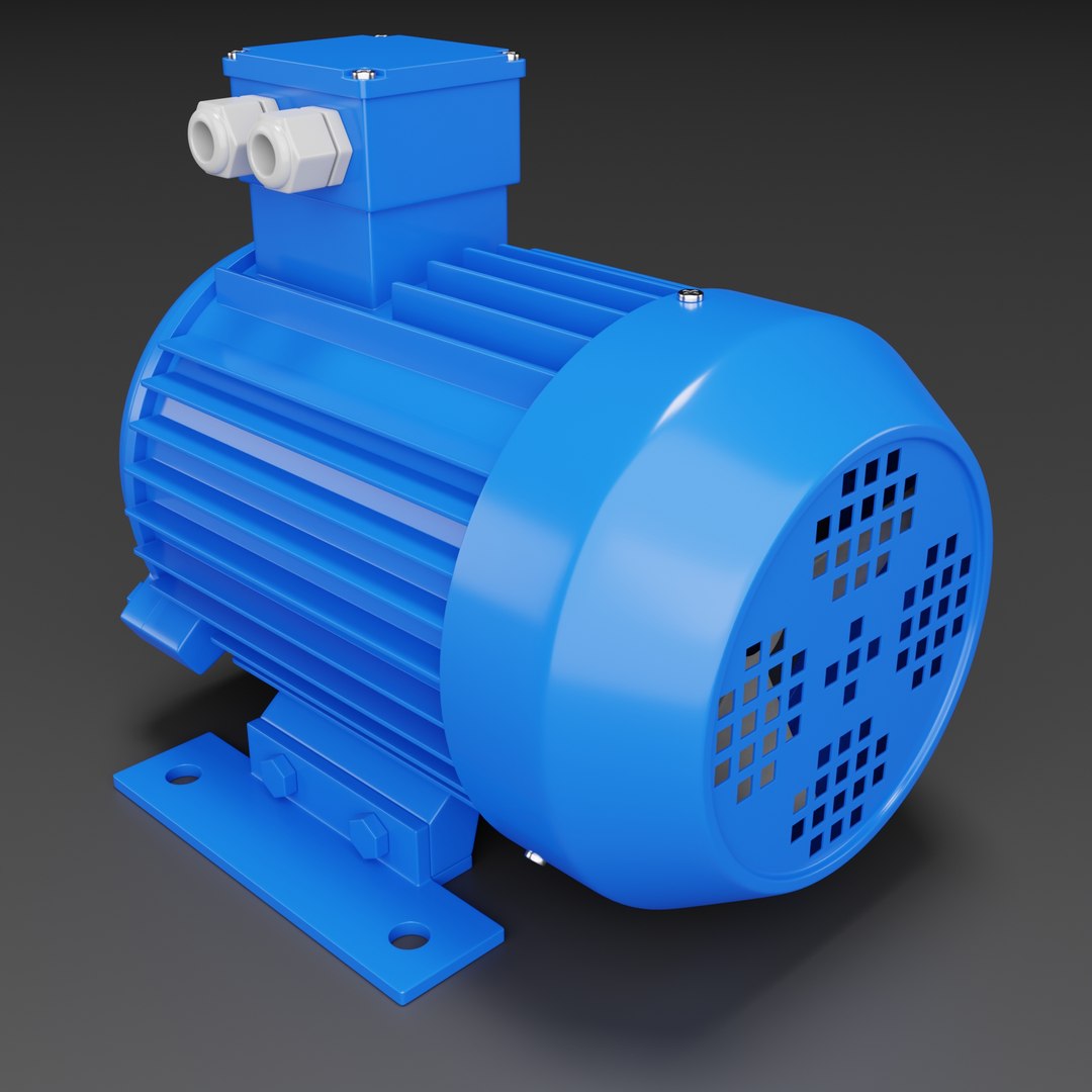 Electric Motor Model TurboSquid 2054525