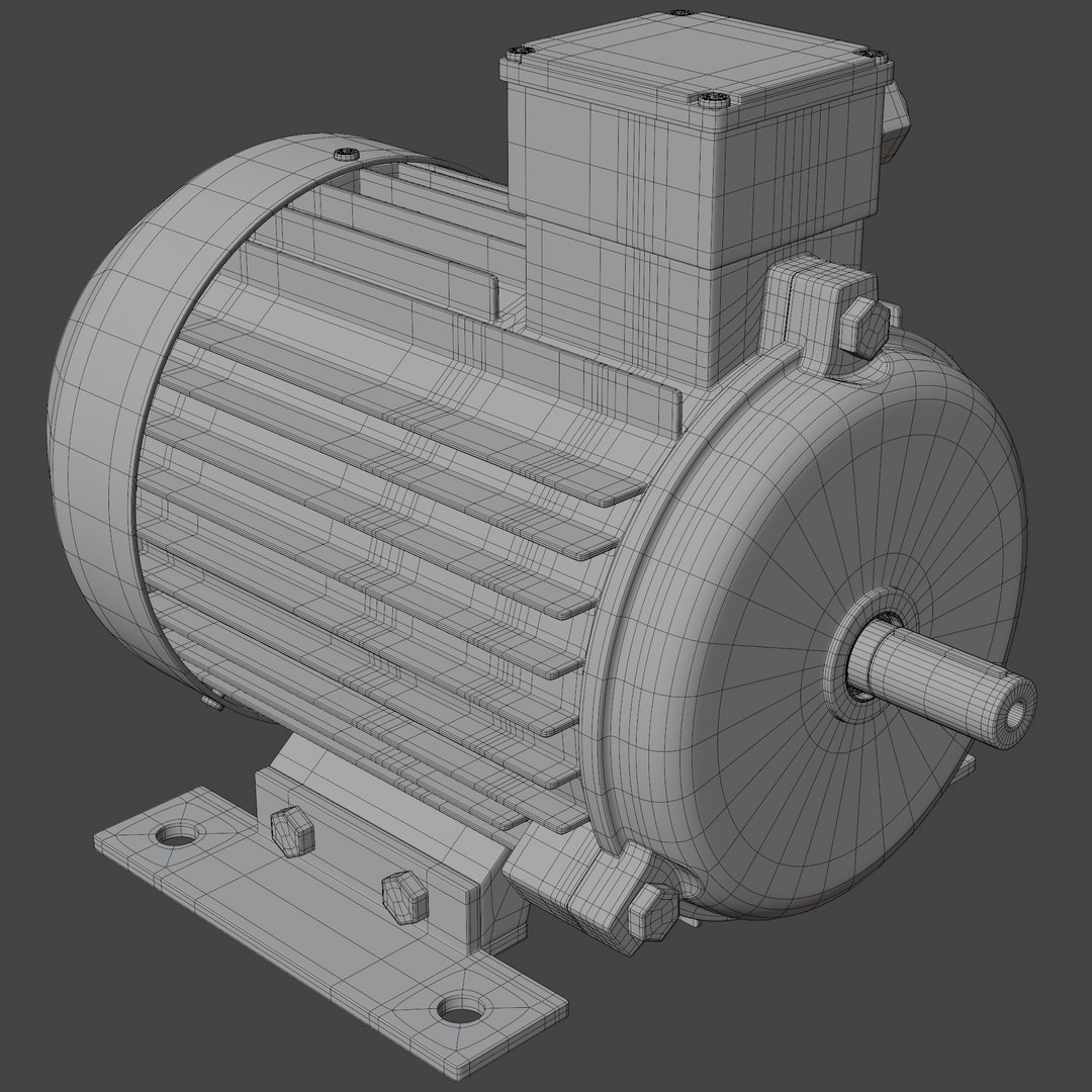 Electric Motor Model - TurboSquid 2054525