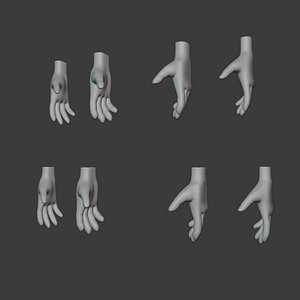 Stylized Base Hands