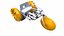 Tricycle à eau Low-poly PBR