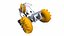 Tricycle à eau Low-poly PBR