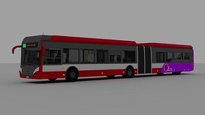 3D ElectraBus SuperCity L Fictional model