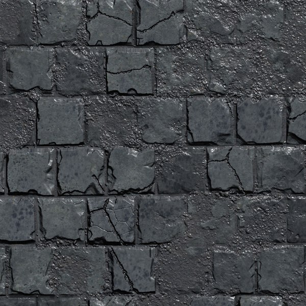 3D stones brick wall - TurboSquid 1290016