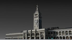 3D model San Francisco Ferry Building