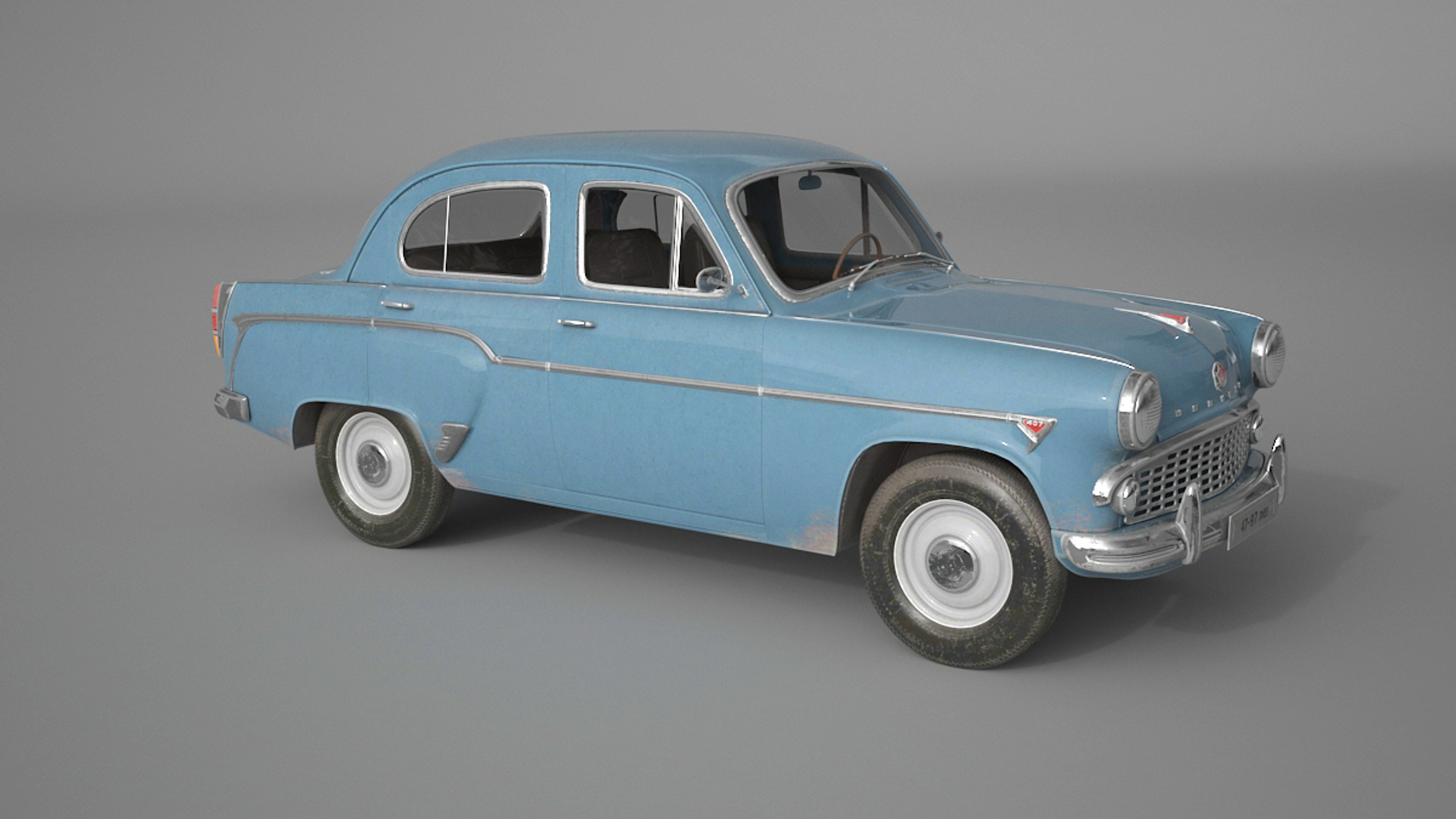 Moskvich 407 Model - TurboSquid 1193275
