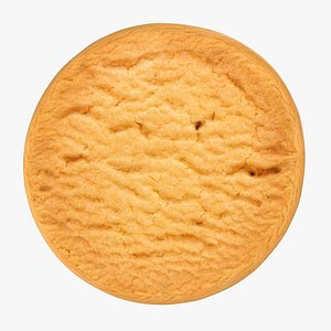 3D danish butter cookies 02 model