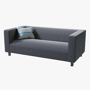 3D realistic klippan seat sofa