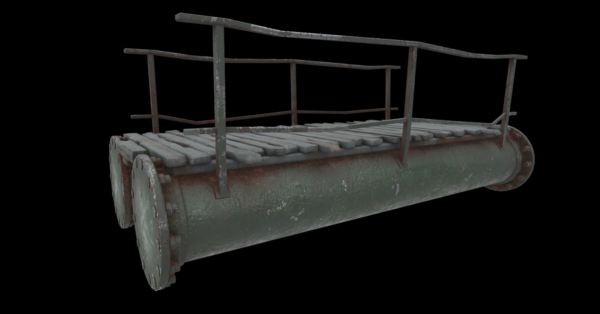 Pipe Raft 01 3D - TurboSquid 2279103