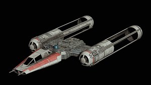 Resistance Y-wing - Star Wars 3D model