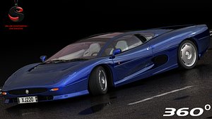 xj220 1992 3d model