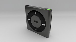 3D iPod Shuffle 3D Model  5 color