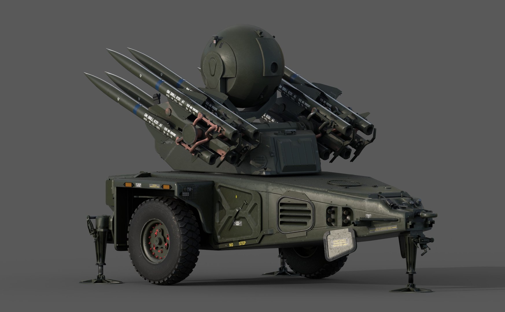 3D Rapier Misslie FSC - TurboSquid 2123952