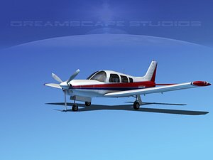 propeller piper cherokee 3d model