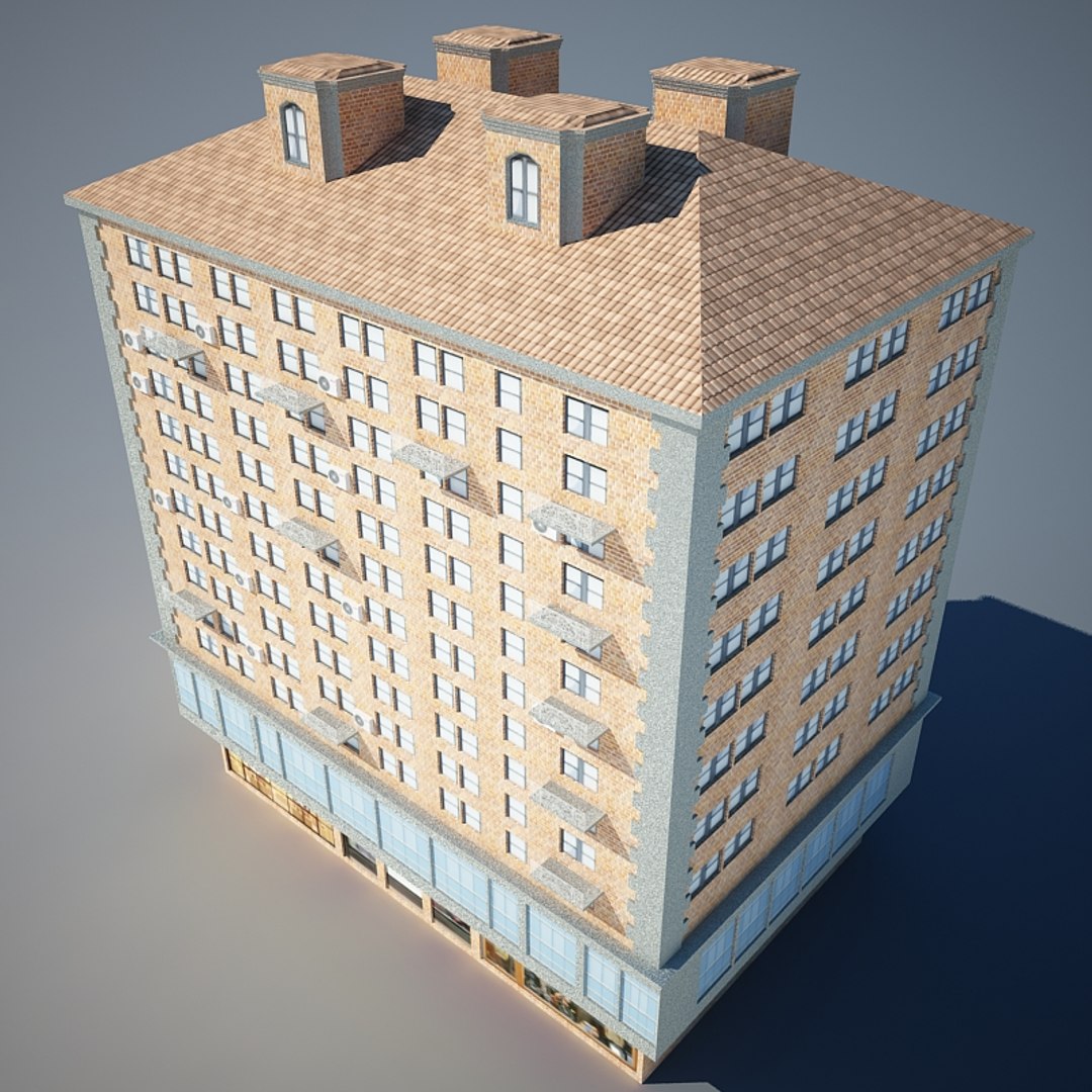 3d model building ready scene