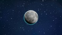 Stylized Moon 3D Model 2k 4k 8k Textures