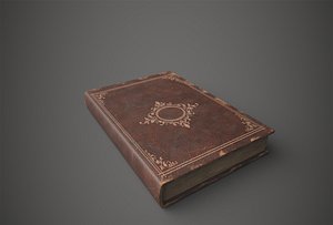 Old Leather Book 3D