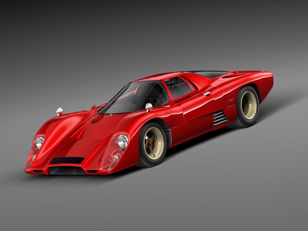 3d model mclaren m6gt 1969 24h