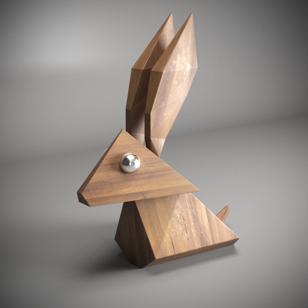 Rabbit decor 3D model - TurboSquid 1246221