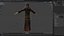 Medieval Priest Realistic Character Catholic Friar Model