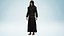 Medieval Priest Realistic Character Catholic Friar Model