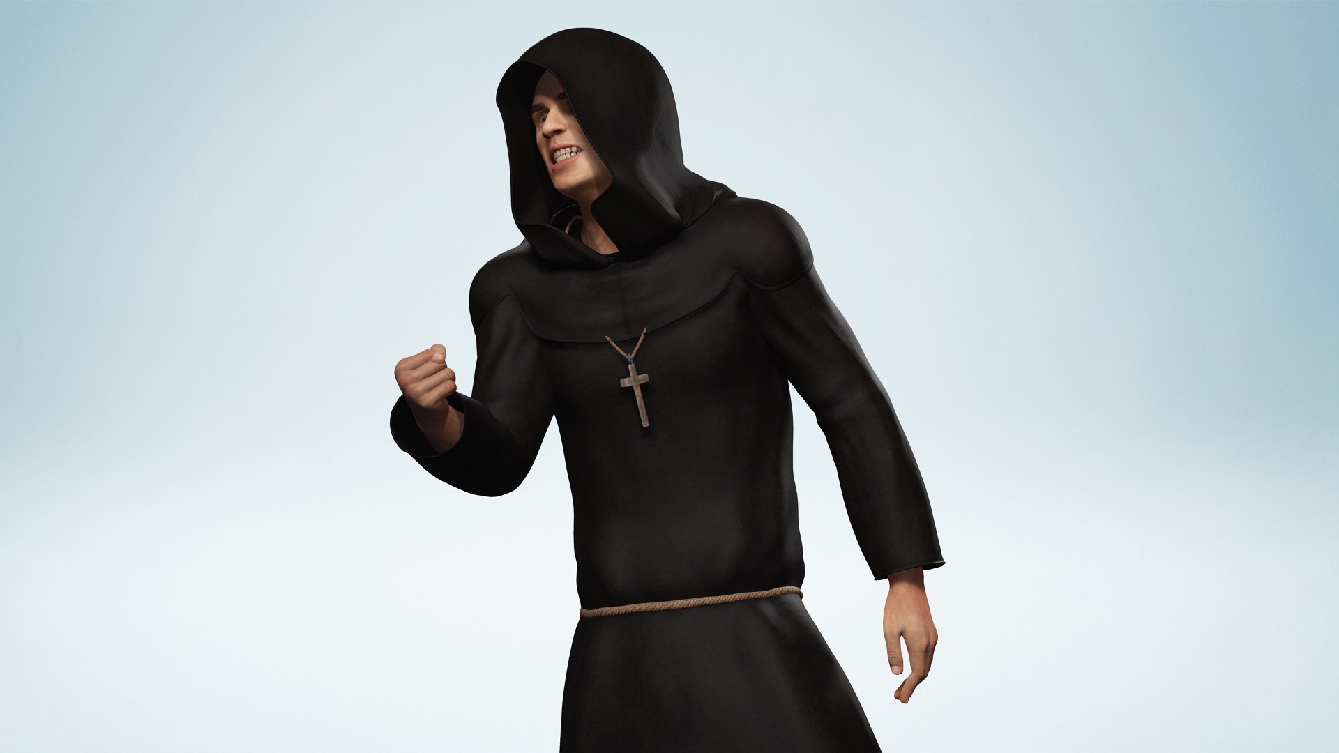 Medieval Priest Realistic Character Catholic Friar Model 3D https://p.turbosquid.com/ts-thumb/Hg/6zITG7/m3/4/png/1751381140/1920x1080/fit_q87/cca9cb57ec76c1338c267b750f6e7796d785bd6d/4.jpg