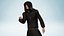 Medieval Priest Realistic Character Catholic Friar Model