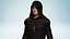 Medieval Priest Realistic Character Catholic Friar Model