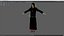 Medieval Priest Realistic Character Catholic Friar Model