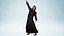 Medieval Priest Realistic Character Catholic Friar Model