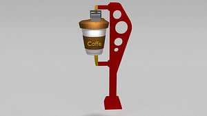 outdoor coffe 3D model