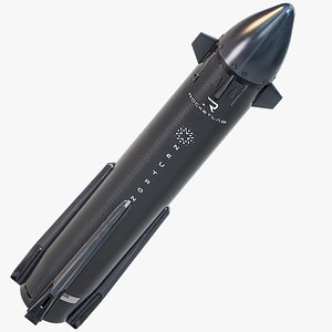 Neutron Spaceship Rocket PBR 3D