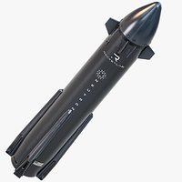 Neutron Spaceship Rocket PBR